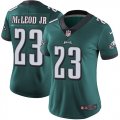 Wholesale Cheap Nike Eagles #23 Rodney McLeod Jr Midnight Green Team Color Women's Stitched NFL Vapor Untouchable Limited Jersey