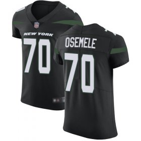 Wholesale Cheap Nike Jets #70 Kelechi Osemele Black Alternate Men\'s Stitched NFL Vapor Untouchable Elite Jersey