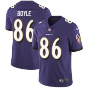 Wholesale Cheap Nike Ravens #86 Nick Boyle Purple Team Color Men's Stitched NFL Vapor Untouchable Limited Jersey