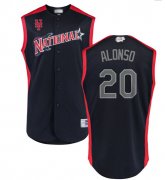 Wholesale Cheap Mets #20 Pete Alonso Navy 2019 All-Star National League Stitched MLB Jersey