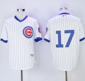 Wholesale Cheap Cubs #17 Kris Bryant White 1988 Turn Back The Clock Stitched MLB Jersey