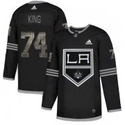 Wholesale Cheap Adidas Kings #74 Dwight King Black Authentic Classic Stitched NHL Jersey