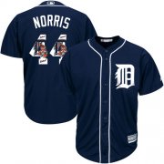 Wholesale Cheap Tigers #44 Daniel Norris Navy Blue Team Logo Fashion Stitched MLB Jersey