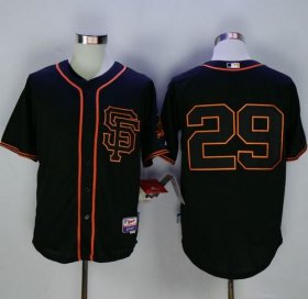 Wholesale Cheap Giants #29 Jeff Samardzija Black Cool Base Stitched MLB Jersey