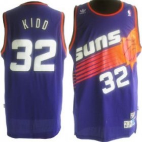 Wholesale Cheap Phoenix Suns #32 Jason Kidd Purple Swingman Throwback Jersey