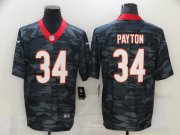 Wholesale Cheap Men's Chicago Bears #34 Walter Payton 2020 Camo Limited Stitched Nike NFL Jersey