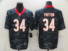 Wholesale Cheap Men\'s Chicago Bears #34 Walter Payton 2020 Camo Limited Stitched Nike NFL Jersey