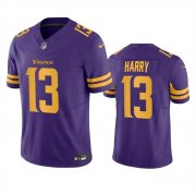Men's Minnesota Vikings #13 N'Keal Harry Purple 2023 F.U.S.E. Color Rush Limited Football Stitched Jersey