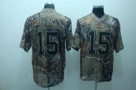 Wholesale Cheap Broncos #15 Tim Tebow Camouflage Realtree Embroidered NFL Jersey