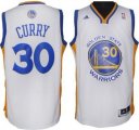 Wholesale Cheap Golden State Warriors #30 Stephen Curry Revolution 30 Swingman White Jersey