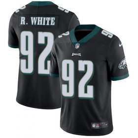 Wholesale Cheap Nike Eagles #92 Reggie White Black Alternate Men\'s Stitched NFL Vapor Untouchable Limited Jersey
