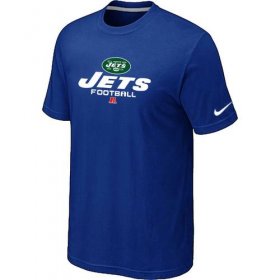 Wholesale Cheap Nike New York Jets Big & Tall Critical Victory NFL T-Shirt Blue