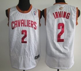 Wholesale Cheap Cleveland Cavaliers #2 Kyrie Irving White Swingman Jersey