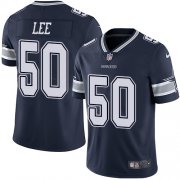 Wholesale Cheap Nike Cowboys #50 Sean Lee Navy Blue Team Color Men's Stitched NFL Vapor Untouchable Limited Jersey