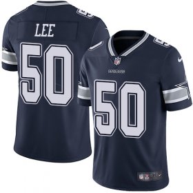 Wholesale Cheap Nike Cowboys #50 Sean Lee Navy Blue Team Color Men\'s Stitched NFL Vapor Untouchable Limited Jersey