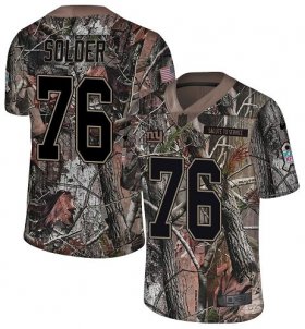 Wholesale Cheap Nike Giants #76 Nate Solder Camo Men\'s Stitched NFL Limited Rush Realtree Jersey