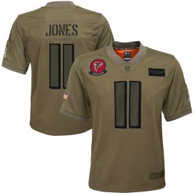 Wholesale Cheap Youth Atlanta Falcons #11 Julio Jones Nike Camo 2019 Salute to Service Game Jersey