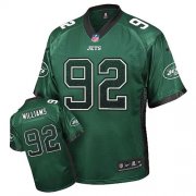Wholesale Cheap Nike Jets #92 Leonard Williams Green Team Color Men's Stitched NFL Elite Drift Fashion Jersey