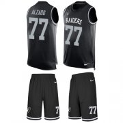 Wholesale Cheap Nike Raiders #77 Lyle Alzado Black Team Color Men's Stitched NFL Limited Tank Top Suit Jersey