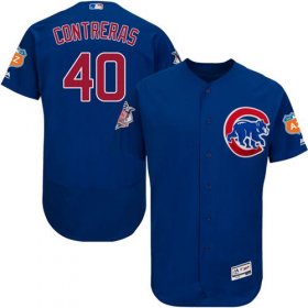 Wholesale Cheap Cubs #40 Willson Contreras Blue Flexbase Authentic Collection Stitched MLB Jersey