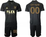 Wholesale Cheap Men 2021-2022 Club Los Angeles FC home black customized Adidas Soccer Jersey