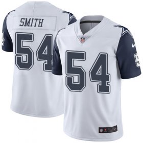 Wholesale Cheap Nike Cowboys #54 Jaylon Smith White Youth Stitched NFL Limited Rush Jersey