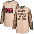 Wholesale Cheap Adidas Senators #72 Thomas Chabot Camo Authentic 2017 Veterans Day Stitched NHL Jersey