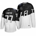 Wholesale Cheap Adidas Los Angeles Kings #77 Jeff Carter Men's 2020 Stadium Series White Black Stitched NHL Jersey