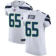 Wholesale Cheap Nike Seahawks #65 Germain Ifedi White Men's Stitched NFL Vapor Untouchable Elite Jersey