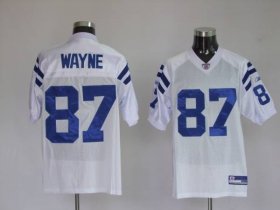 Wholesale Cheap Colts #87 Reggie Wayne White Stitched NFL Jersey