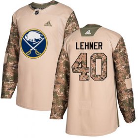 Wholesale Cheap Adidas Sabres #40 Robin Lehner Camo Authentic 2017 Veterans Day Stitched NHL Jersey
