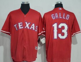 Wholesale Cheap Rangers #13 Joey Gallo Red New Cool Base Stitched MLB Jersey
