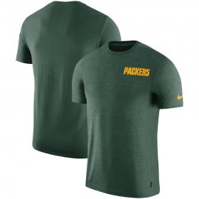Wholesale Cheap Green Bay Packers Nike On-Field Coaches UV Performance T-Shirt Green