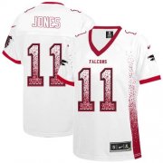 Wholesale Cheap Nike Falcons #11 Julio Jones White Women's Stitched NFL Elite Drift Fashion Jersey