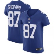 Wholesale Cheap Nike Giants #87 Sterling Shepard Royal Blue Team Color Men's Stitched NFL Vapor Untouchable Elite Jersey