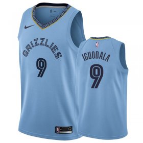 Wholesale Cheap Nike Grizzlies #9 Andre Iguodala Blue Statement Edition Men\'s NBA Jersey