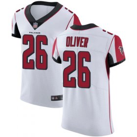 Wholesale Cheap Nike Falcons #20 Isaiah Oliver White Men\'s Stitched NFL Vapor Untouchable Elite Jersey