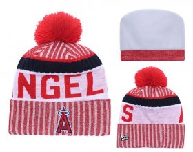 Wholesale Cheap MLB Los Angeles Angels Logo Stitched Knit Beanies 001