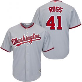Wholesale Cheap Nationals #41 Joe Ross Grey New Cool Base Stitched MLB Jersey