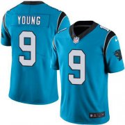 Wholesale Cheap Nike Carolina Panthers #9 Bryce Young Teal Vapor Untouchable Limited Stitched NFL Jersey