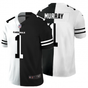 Cheap Arizona Cardinals #1 Kyler Murray Men's Black V White Peace Split Nike Vapor Untouchable Limited NFL Jersey