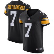 Wholesale Cheap Nike Steelers #7 Ben Roethlisberger Black Alternate Men's Stitched NFL Vapor Untouchable Elite Jersey