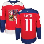 Wholesale Cheap Team Czech Republic #11 Martin Hanzal Red 2016 World Cup Stitched NHL Jersey