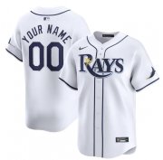 Cheap Men's Tampa Bay Rays Active Player Custom White Home Limited Stitched Baseball Jersey