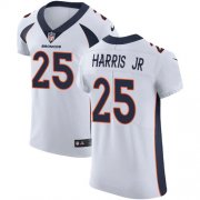 Wholesale Cheap Nike Broncos #25 Chris Harris Jr White Men's Stitched NFL Vapor Untouchable Elite Jersey