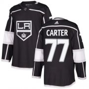 Wholesale Cheap Adidas Kings #77 Jeff Carter Black Home Authentic Stitched NHL Jersey