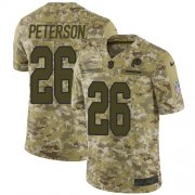 Wholesale Cheap Nike Redskins #26 Adrian Peterson Camo Men's Stitched NFL Limited 2018 Salute To Service Jersey