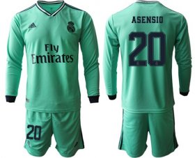 Wholesale Cheap Real Madrid #20 Asensio Third Long Sleeves Soccer Club Jersey