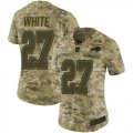 Wholesale Cheap Nike Bills #27 Tre'Davious White Camo Women's Stitched NFL Limited 2018 Salute to Service Jersey