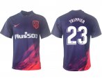 Wholesale Cheap Men 2021-2022 Club Atletico Madrid away aaa version purple 23 Soccer Jersey